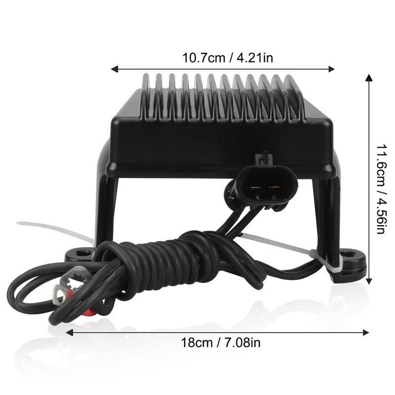 LKV 74505-02 Voltage Regulator Rectifier Compatible with Harley Davidson 2002-2003 Road King Electra Glide Road Glide Ultra Classic EFI FLHTI, Replaces OEM #2112-0368 498273 498338 74505-02 H0502 - Image 4